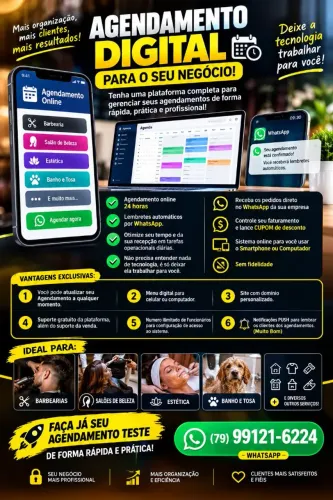 Criação de Agendamento Digital para serviços e empresas