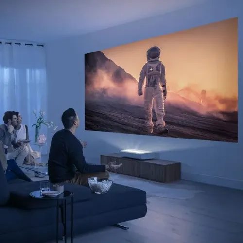 Projetor 4K Android 11 Wi-fi Tela de 130P