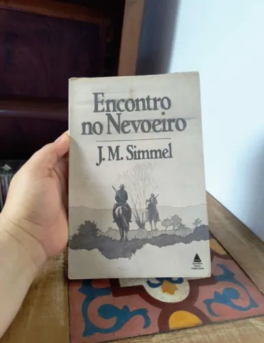 livro encontro no nevoeiro J.M.Simmel livros antigo antiquario leitura biblioteca ler casa