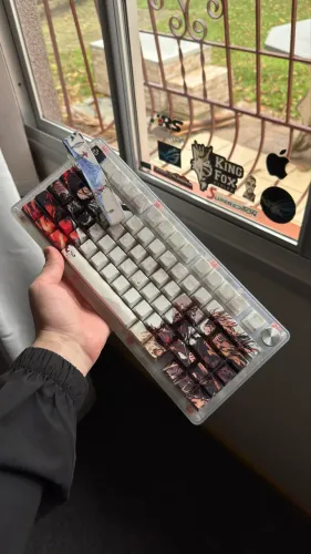 QWERTYKEY75 HE Striker - Teclado Magnético Hall Effect Rapid Trigger + Mousepad