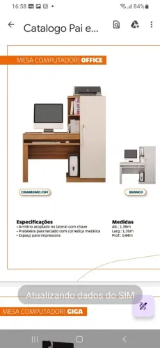 Mesa para computador