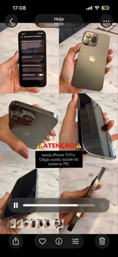 iPhone 13 Pro 128GB - Grafite