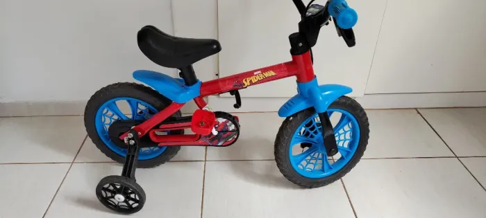 Bicicleta NATHOR Aro 12" - SPIDER MAN / HOMEM ARANHA