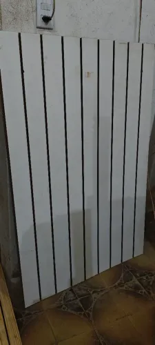 Painel canaletado branco