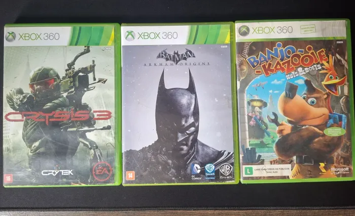 Pacote 3 jogos de Xbox 360
