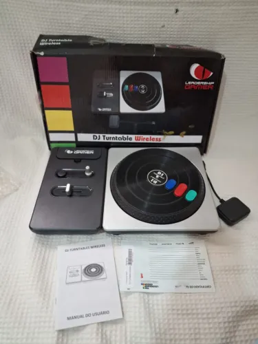 controle playstation 2 pc dj hero na caixa