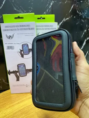 Capa com suporte pra bicicleta e moto