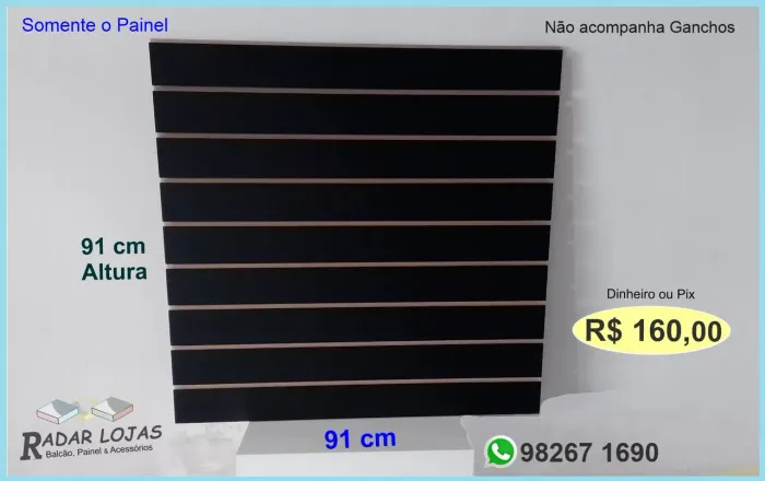 Painel novo para loja 90 cm
