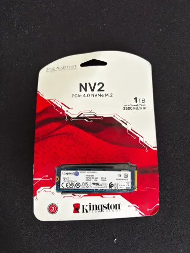 Ssd Nvme 1T da Kingston 1 - Com caixa original
