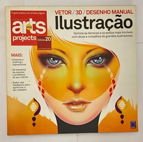 Coleção Completa Computer Arts Brasil Projects ? 25 Revistas ? Editora Europa - raridade