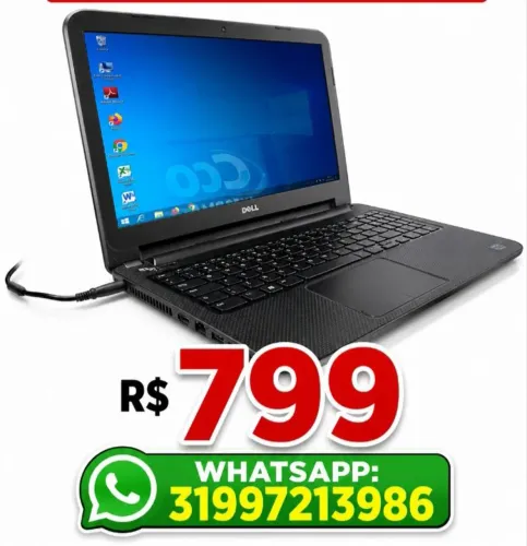 NOTEBOOK -DELL-R$799- PROMOÇÃO CCO INFORMÁTICA