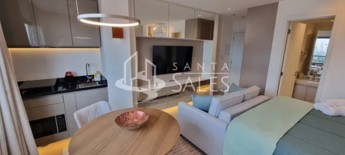 Studio à Venda em São Paulo - Itaim Bibi: 1 Quarto, 1 Banheiro, 27m² de Puro Conforto!