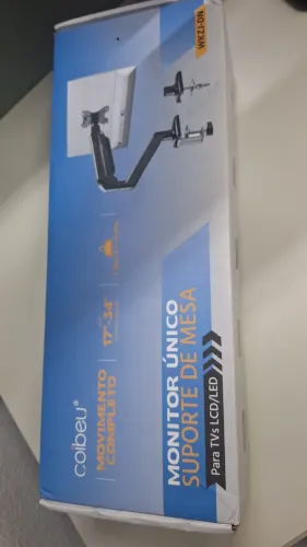 Suporte de Mesa Monitor, Articulado. Monitores 17" a 34". Novo, Zerado
