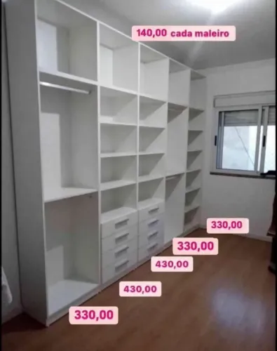 Closet em módulos MDF !