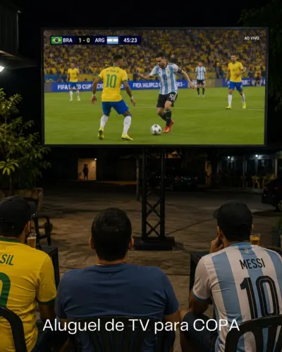 Aluguel de TV para eventos e residência.