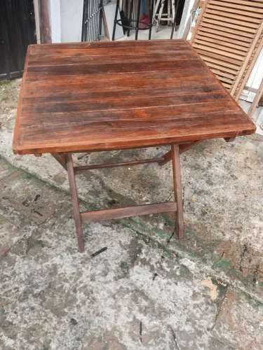 Mesa dobrável madeira pura
