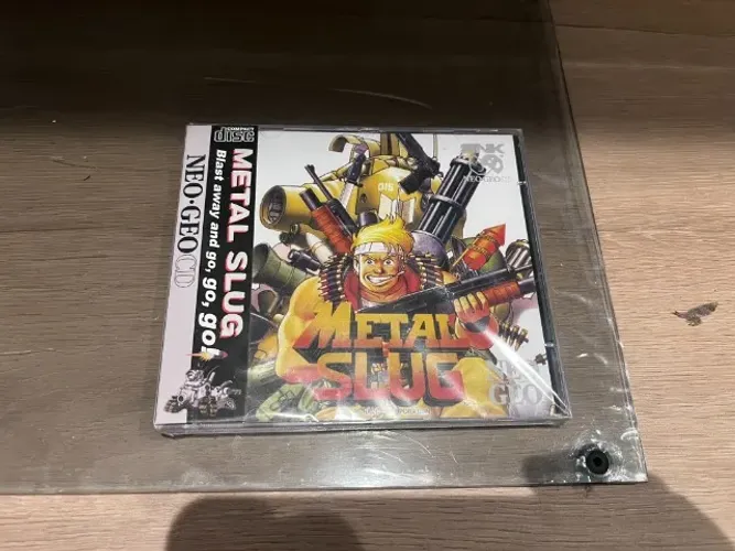 Metal Slug 2 Jogo Prensado Neo Geo Cd Completo Manual