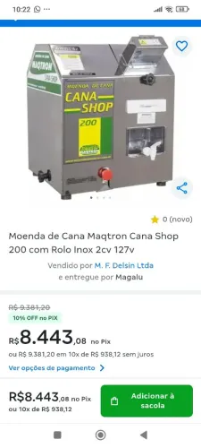 Moenda de cana maqtron toda filé só falta o motor 