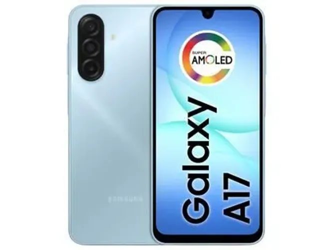 Celular Samsung Galaxy A17 com AI 4G NFC, IP54, Tela 6.7" 128GB Super AMOLED