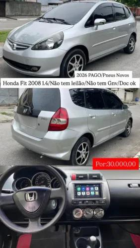 Honda Fit LX 1.4/ 1.4 Flex 8v/16v 5P Mec. 2008