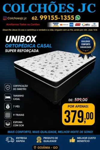 cama box casal 379,00
