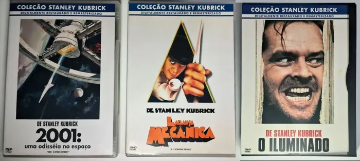 Lote DVD Stanley Kubrick 2001 + Iluminado + Laranja Mecânica Originais