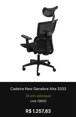 Cadeira New Genebra Alta 3333