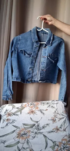 Jaqueta Jeans elastano tamanho 42 