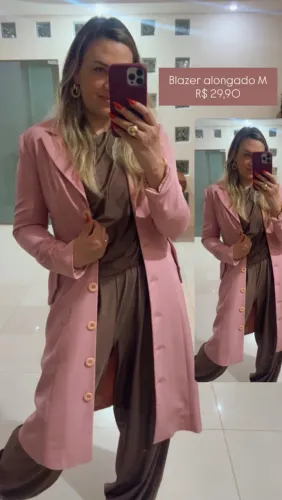 Blazer alongado Rose