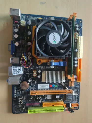Placa Mãe MCP6PB M2+ COMPLETA SOKET AMD