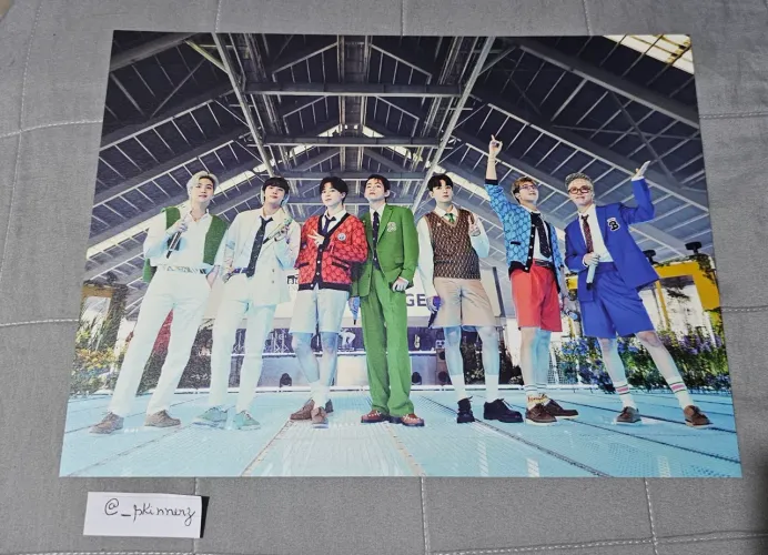 Mini pôster e postcard BTS The Faço  Made in South america