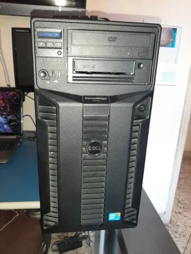 Servidor Dell PoweredgeT410 + 32GB + 1,5TB de armazenamento + LTO4 Ultium 600/1200tb