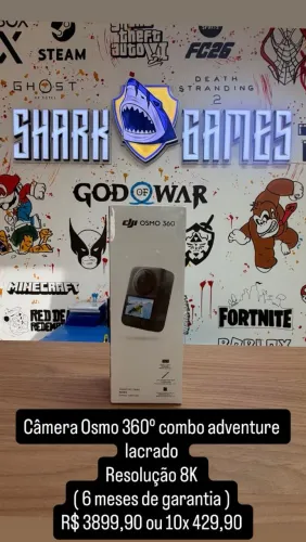Câmera osmo 360º combo adventure lacrado
