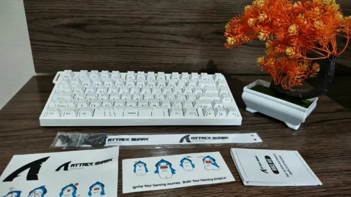 [NOVO] TECLADO GAMER MAGNÉTICO ATTACK SHARK R82HE