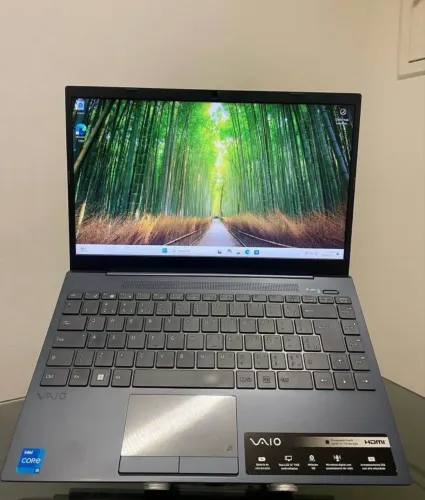 Notebook Vaio i5 12ªIris FullHD Tela 14Pol. 8Gb Ram SSD 256Gb Nvme Rede5G