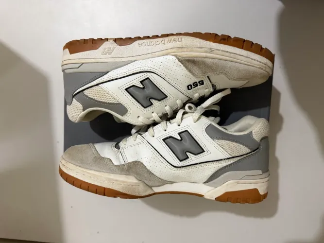 Tênis NB 550 white + slate grey