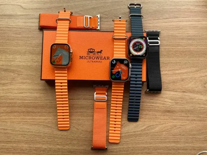 Smartwatch Microwear W69 Ultra Mini 2026 GPS Saúde Fitness Compacto Lacrado