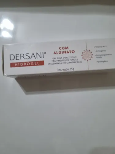 Gel Dersani hidrogel com alginato 