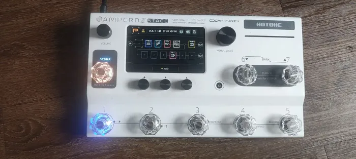 Pedaleira guitarra Ampero Stage 2 Hotone