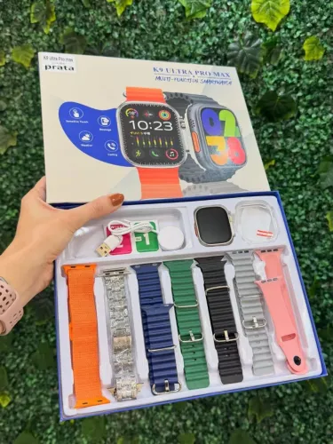 Smartwatch Relógio Ultra Pro Max Com 7 pulseiras Atacado e Varejo