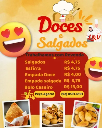 Salgados para revenda