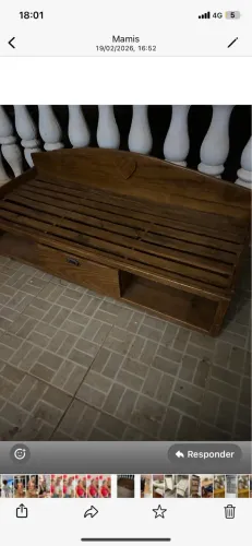 Caminha madeira maciça 