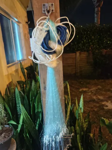 Tarrafa de argola 12 braços malha 5