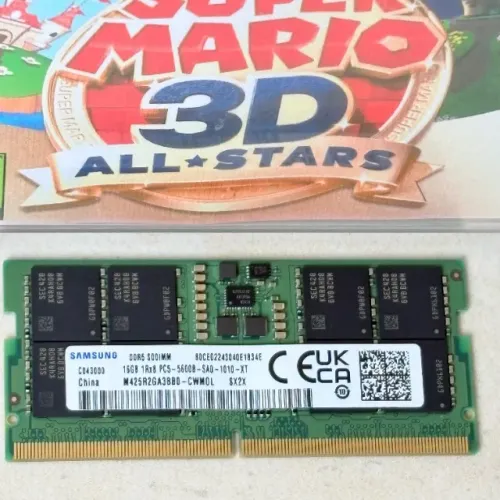 Memória RAM DDR5 SODIIMM 16GB 5600MHz Samsung Retirada de Notebook Dell usada por 15 dias