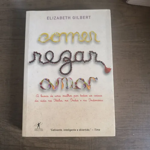 Livro comer rezar e amar