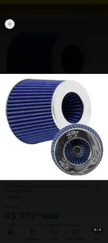 Filtro k&n novo sem Uso