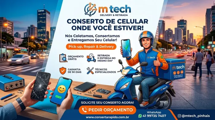 Concerto de celular a domicílio