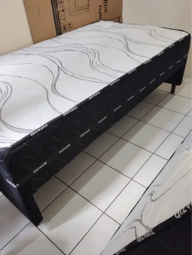 Cama Box Solteirão Topázio com Cama Auxiliar (Bicama)