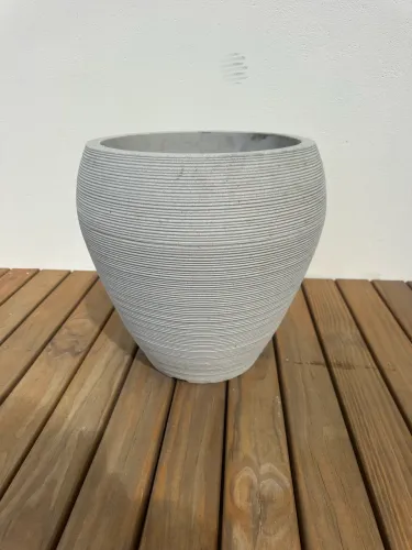 Vaso Grandeeee Cinza