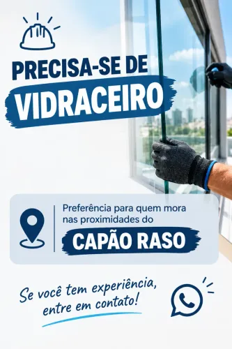 Precisa-se de Vidraceiro